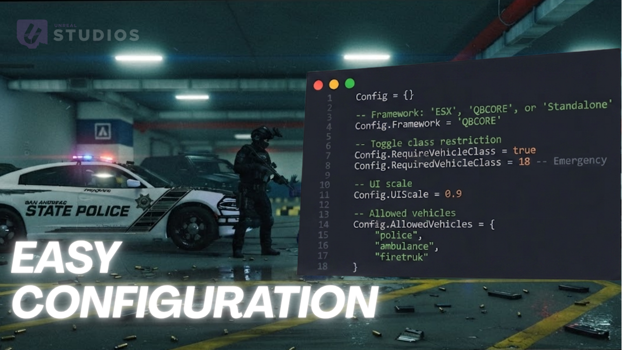 Unreal Studios Extra Menu [Escrow]
