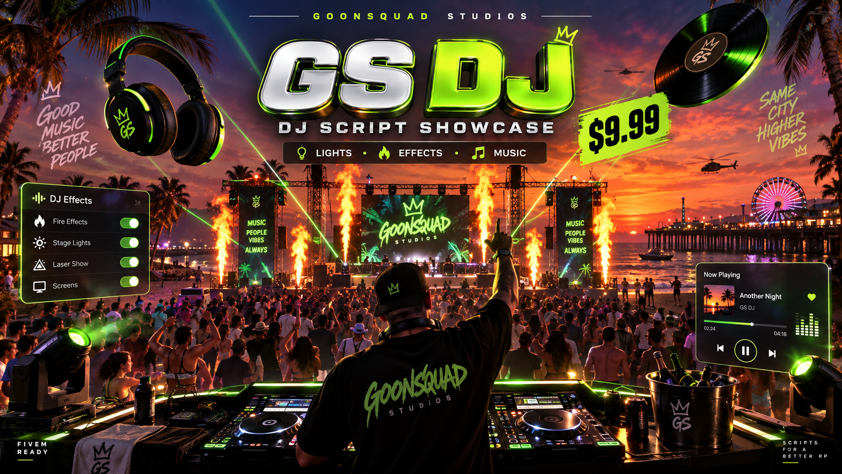 FiveM DJ System Script | Goonsquad DJ System