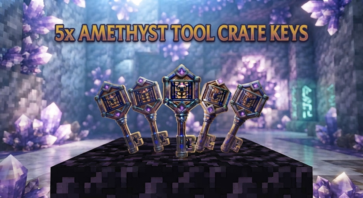 5 Amethyst Crate Keys