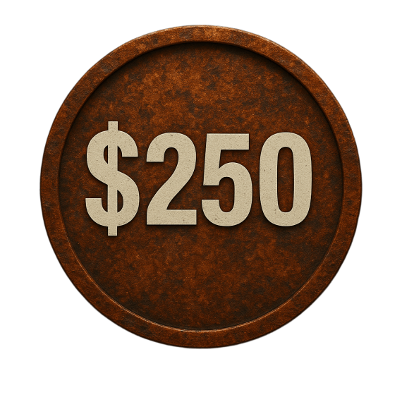 $250 points