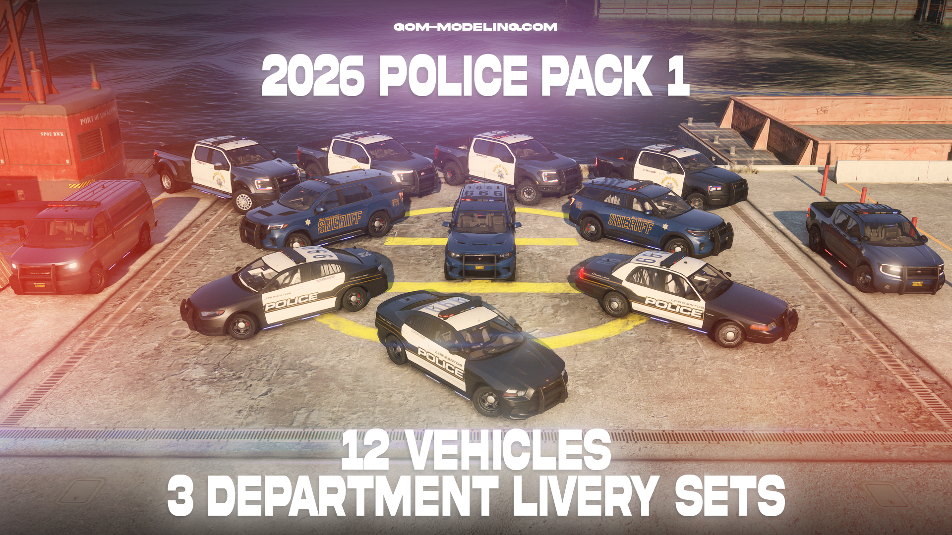 2026 Police Pack 1 (12 Vehicles)