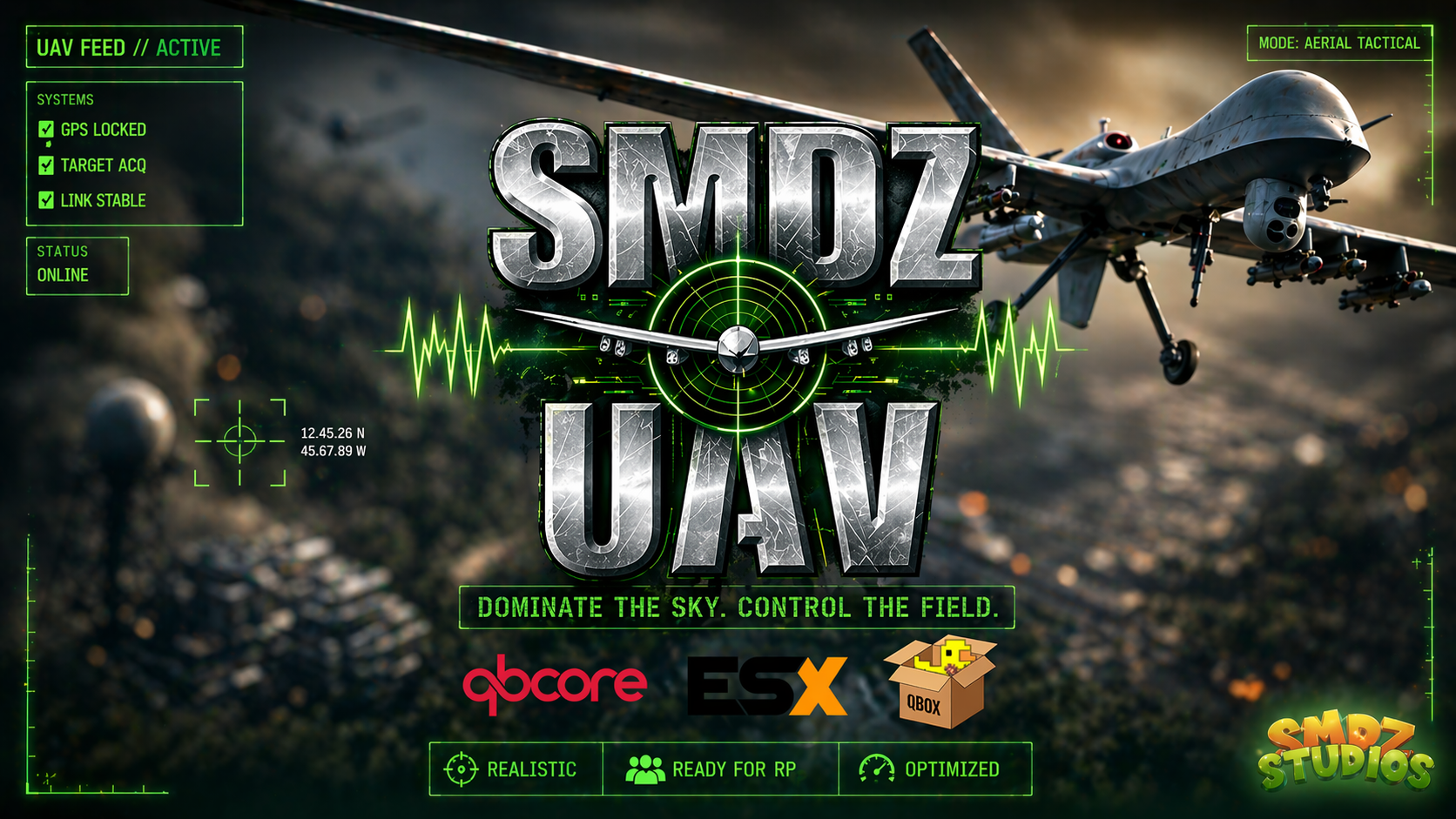 [ESX/QB/QBX] Realistic UAV