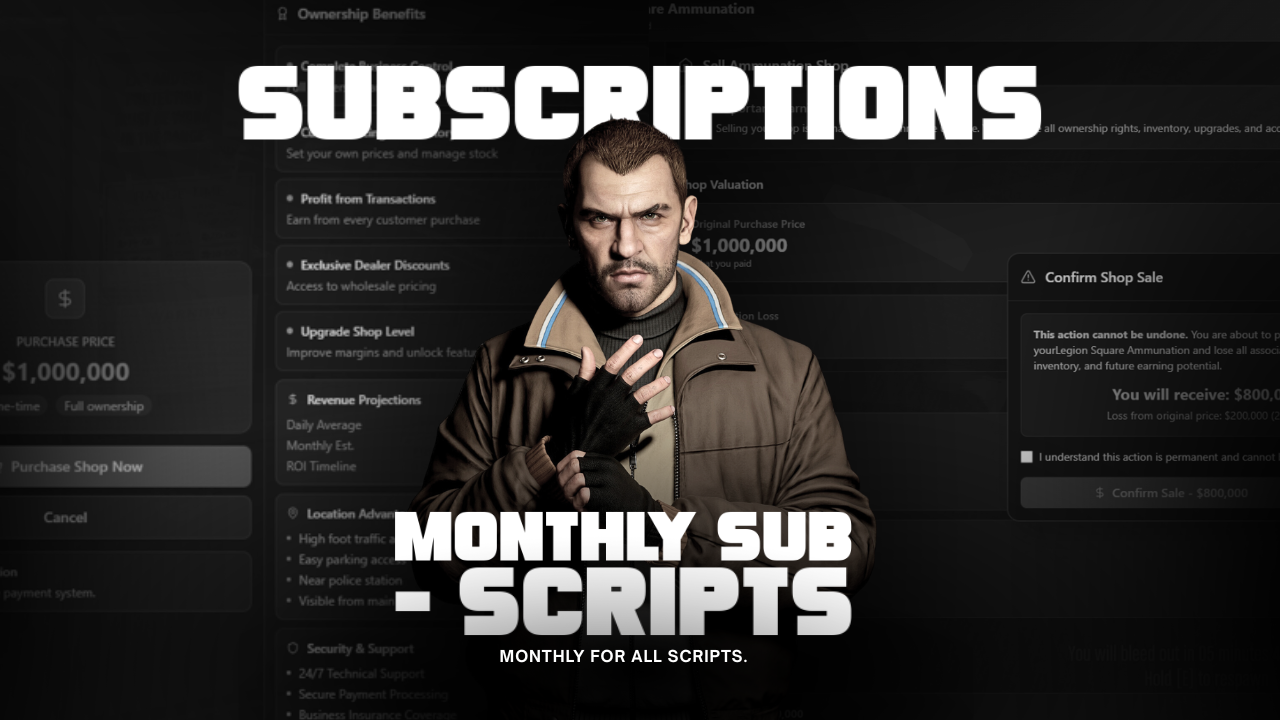 Monthly Sub - Scripts