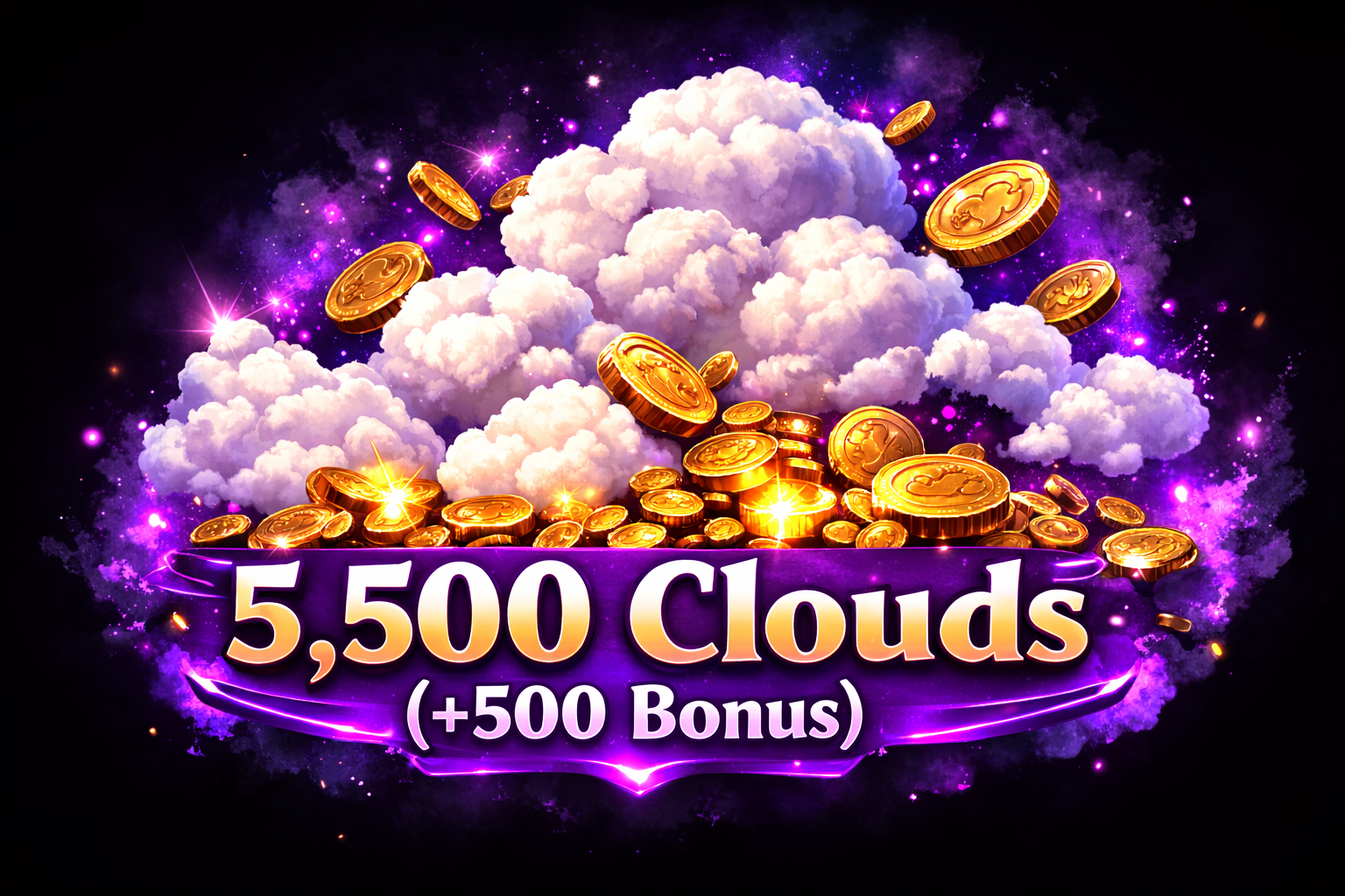 5000 Clouds + 500 Bonus
