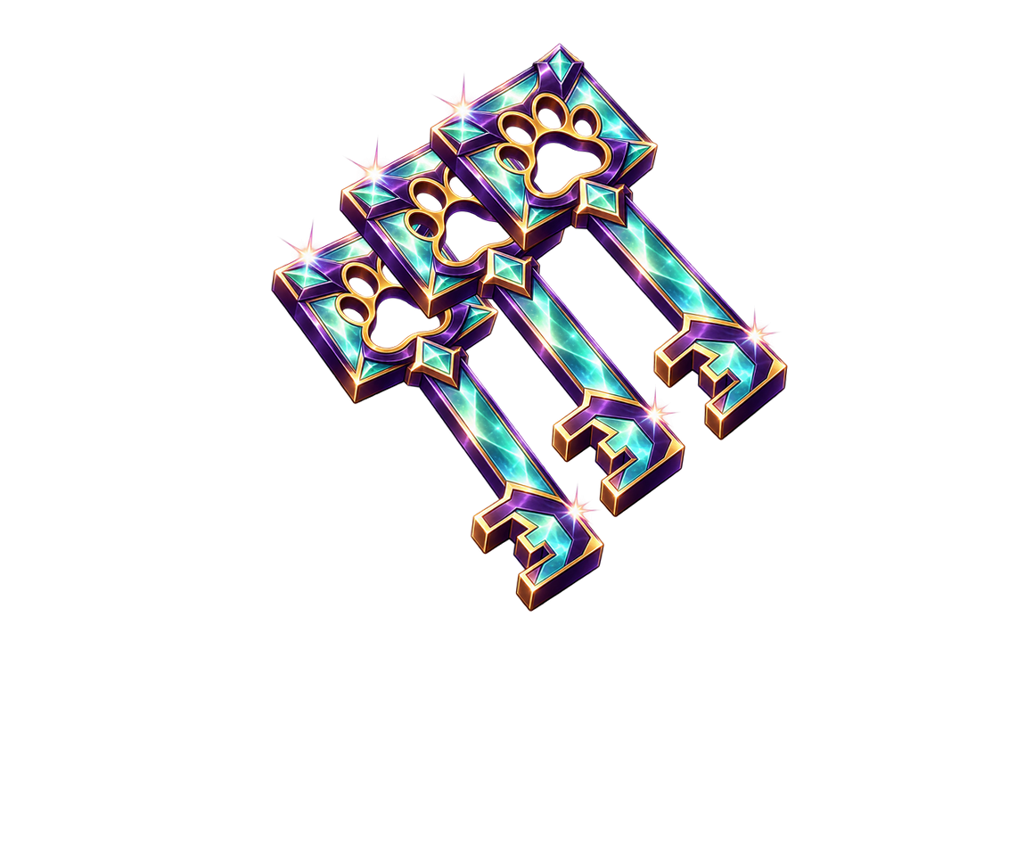 3x Pet Key