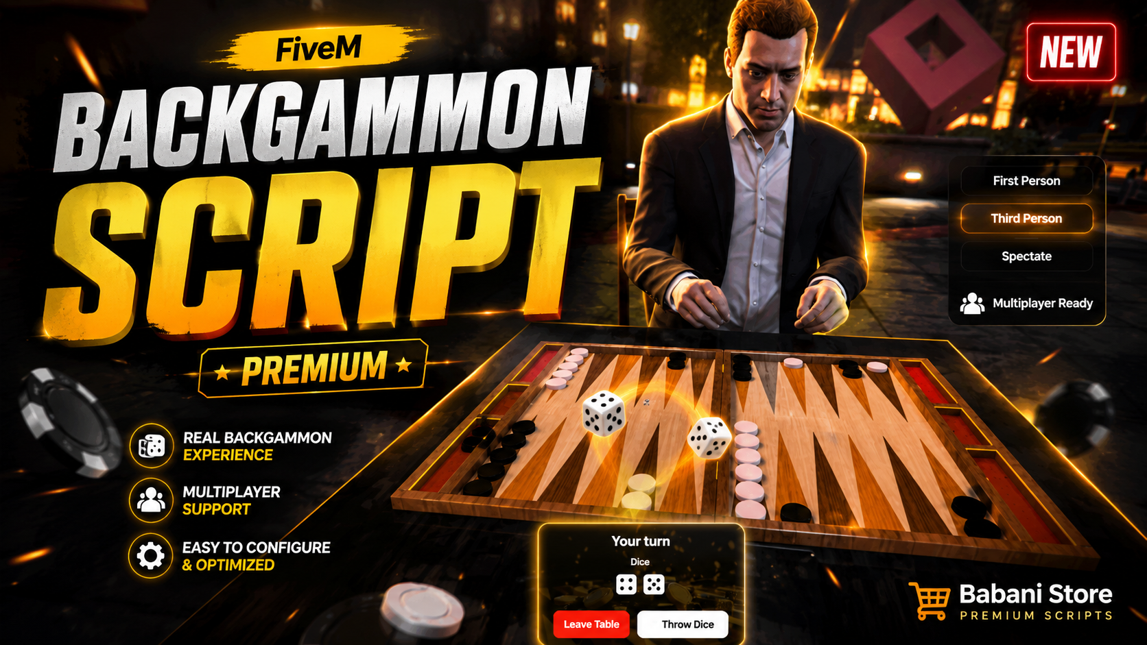 Babani Backgammon Game