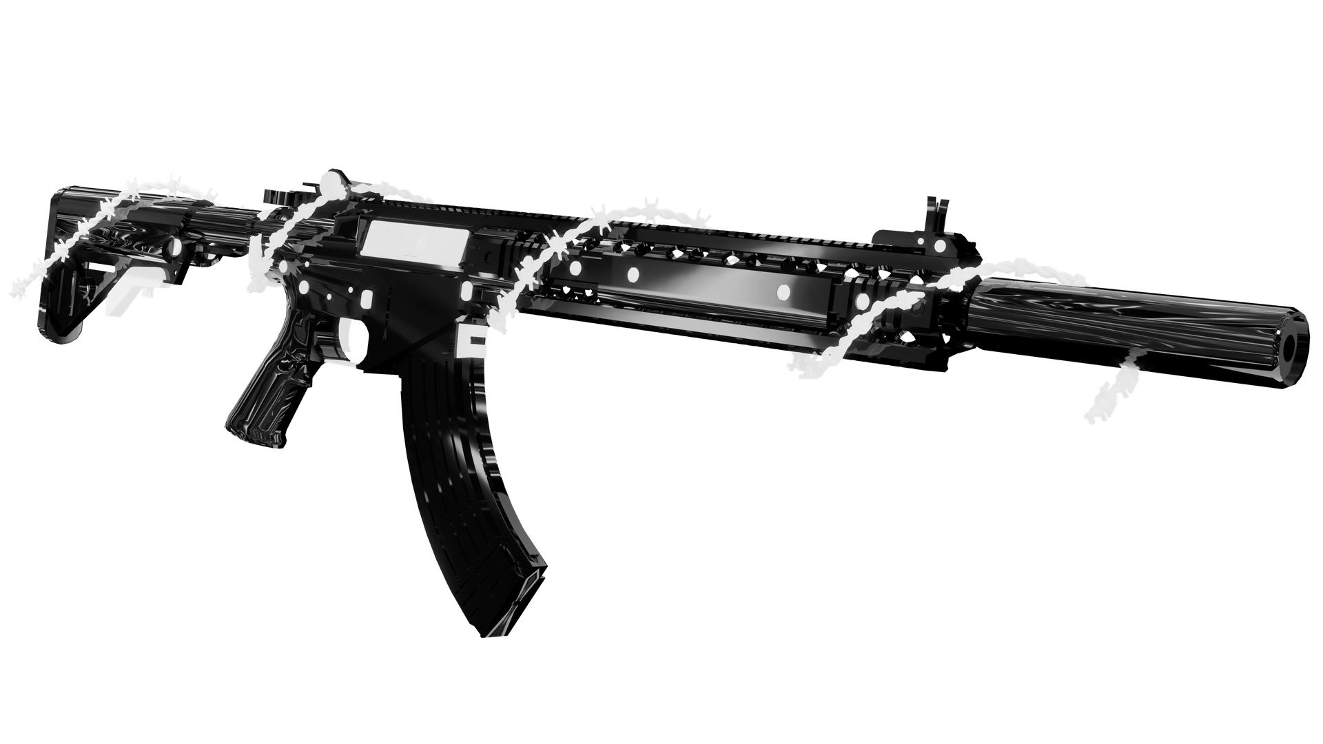 Fivem M4 WHITE SPIKEWIRE