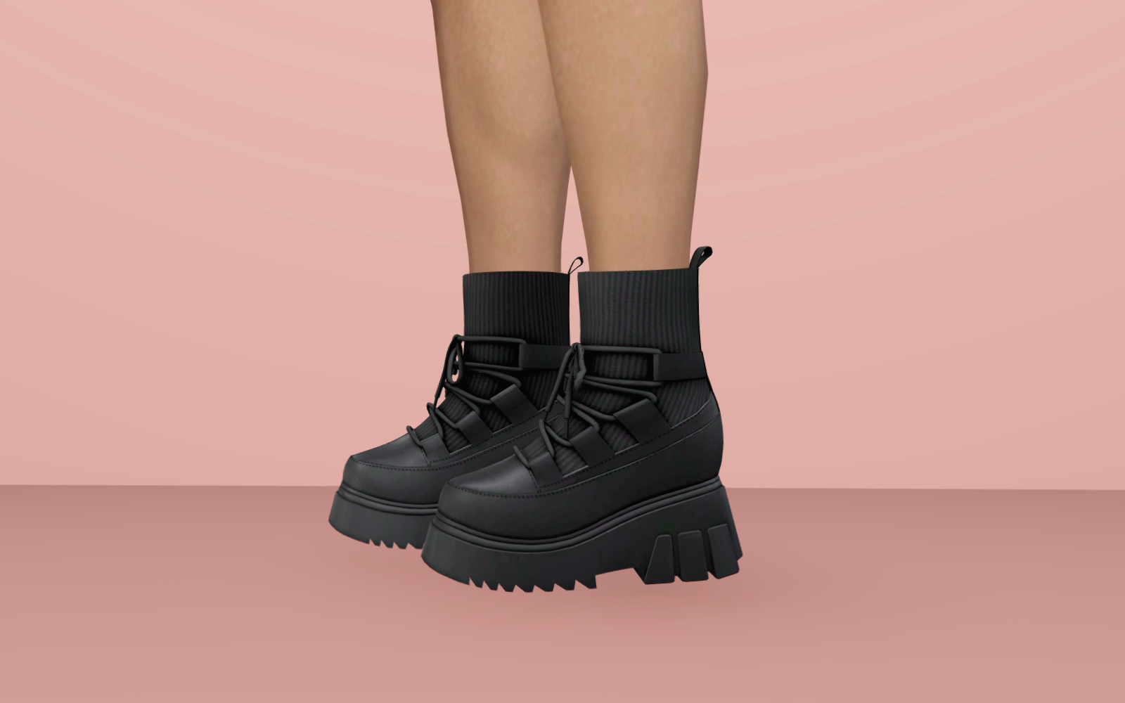 #005 Chunky Ankle Boots