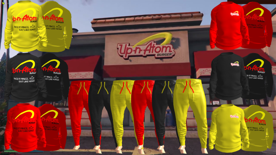Up n Atom Tops (Male + Female)