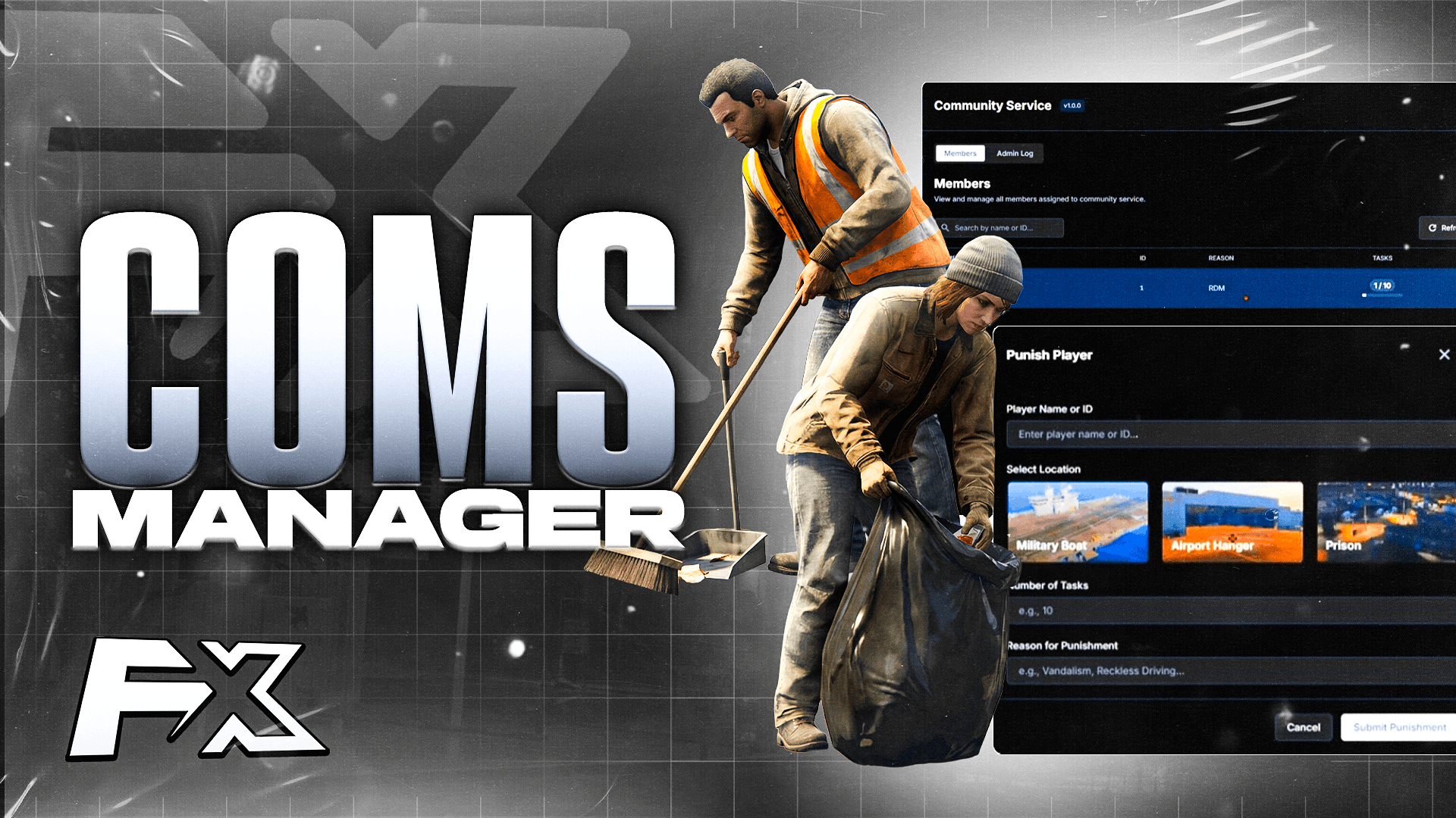 Advanced Community Service | ESX & QB