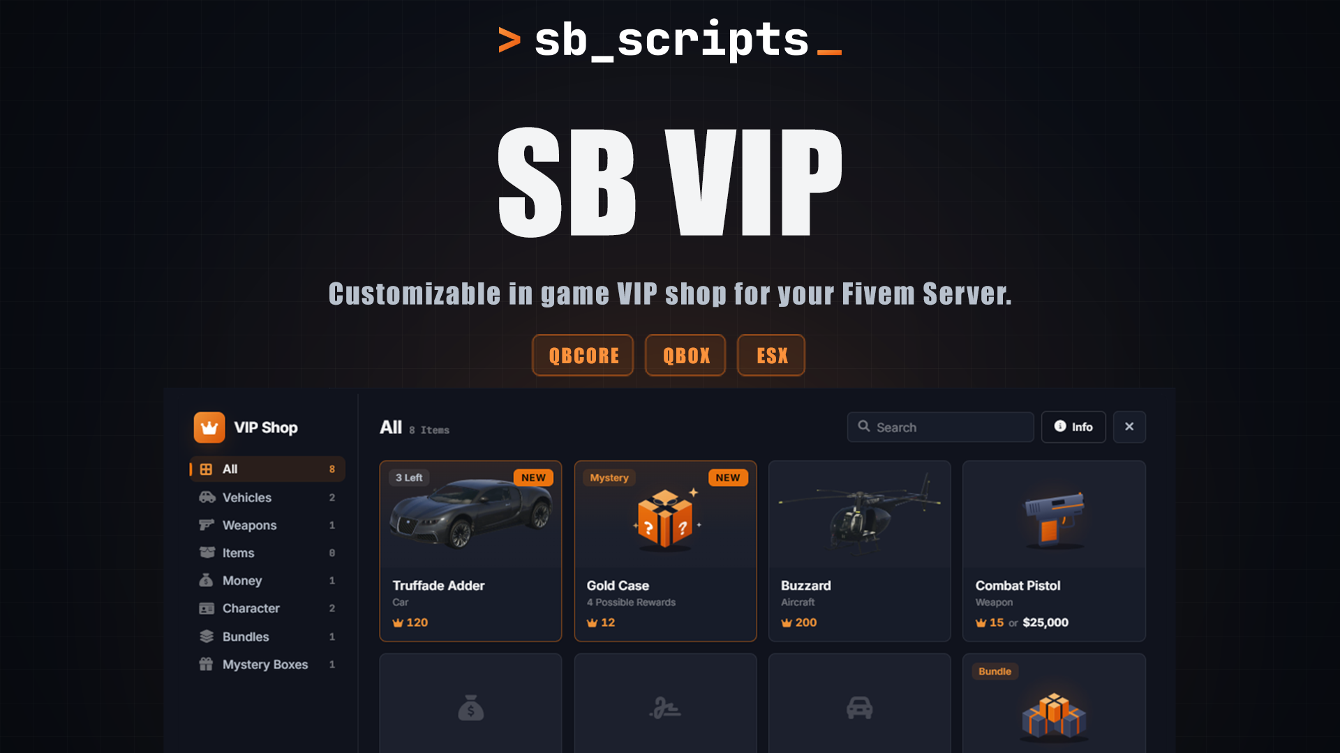 VIP Shop