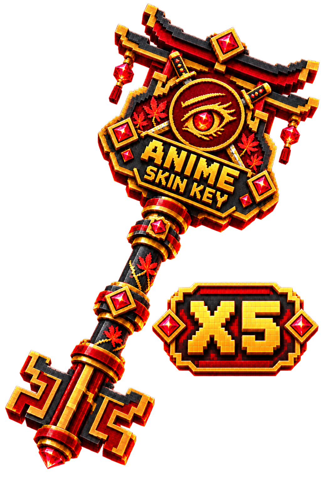 5x Anime Skin Crate Key