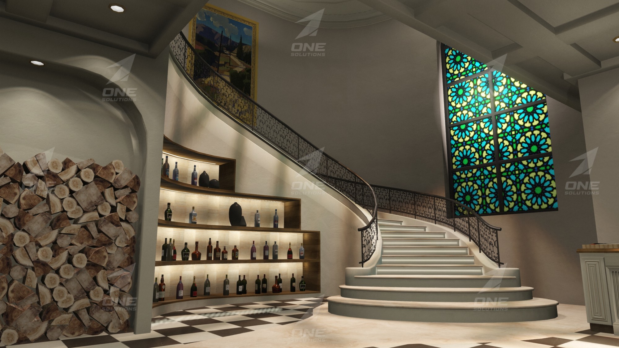 [MLO]  Modern, Luxurious, Golden House Interior