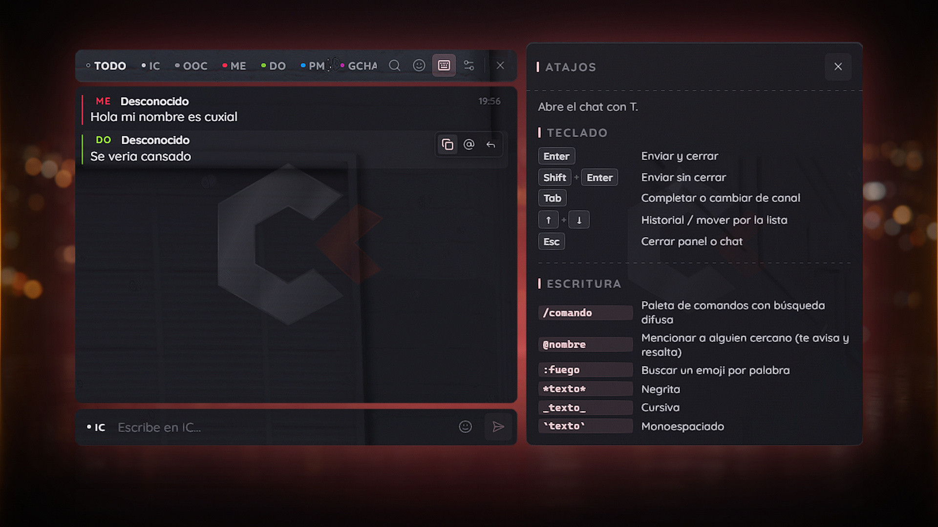 Cuxial Chat, captura 3