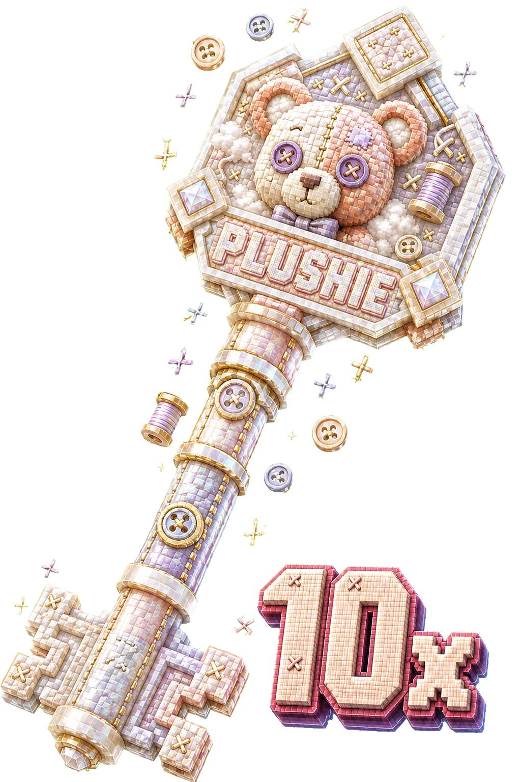 10x Shiny Plushie Crate Key