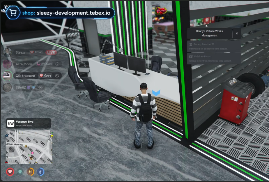Sleezy Development • Advanced Vehicle Crafting System (QBCore & QBOX)