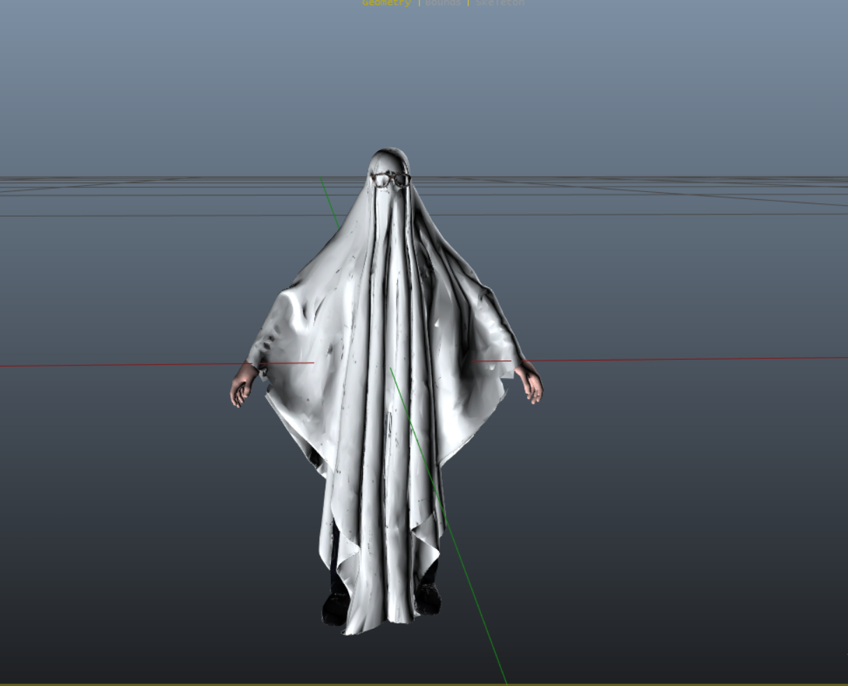 Michael Myers Bed Sheet Ghost Halloween (1978)