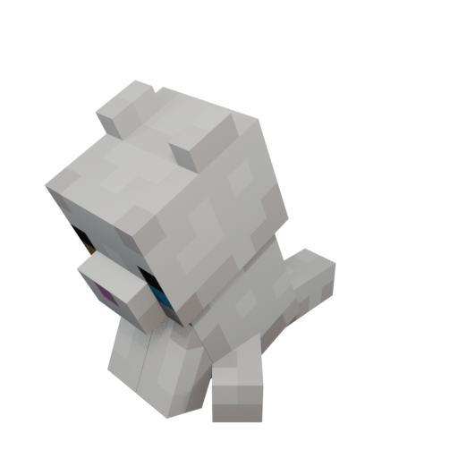 White Cat Plushie — cosmetic Plushies item on the NovaVoid Cat Civilization Minecraft server
