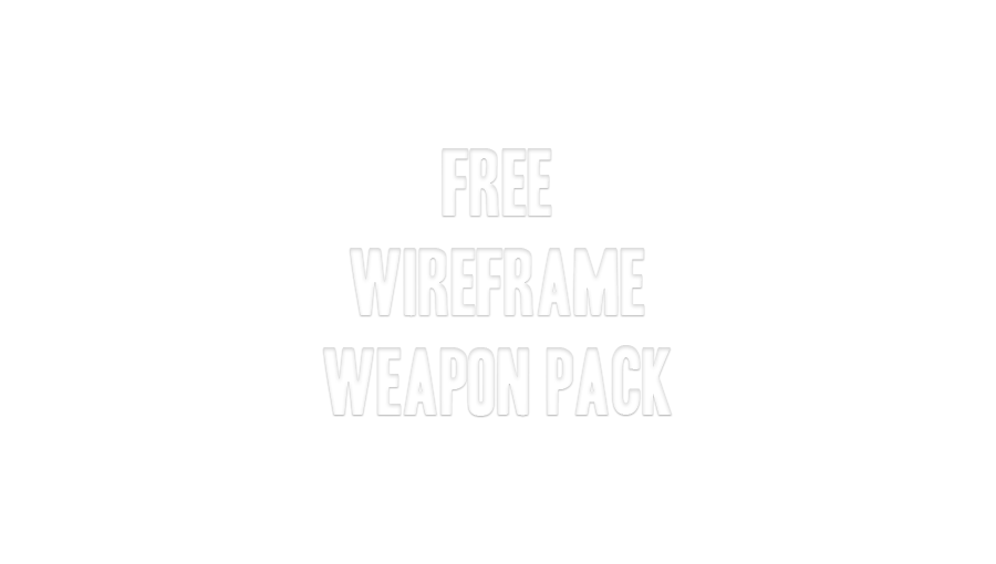 Free | Wireframe Weapon Pack