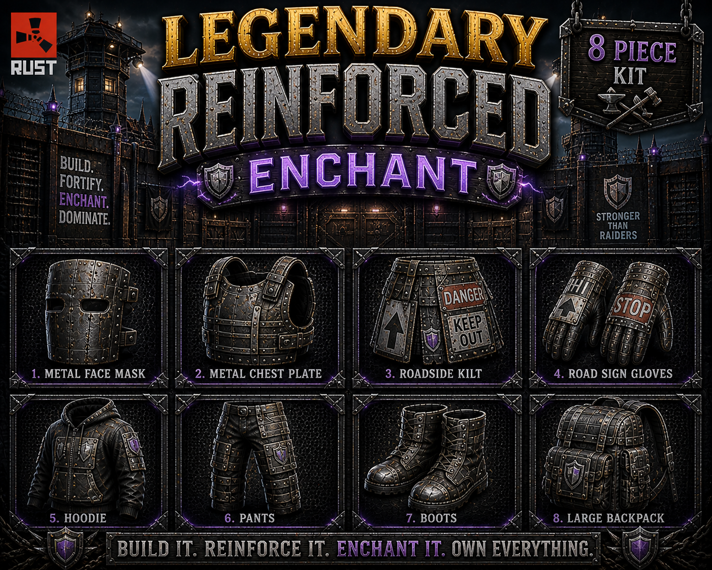 REINFORCED  - Legendary Enchanted Set
