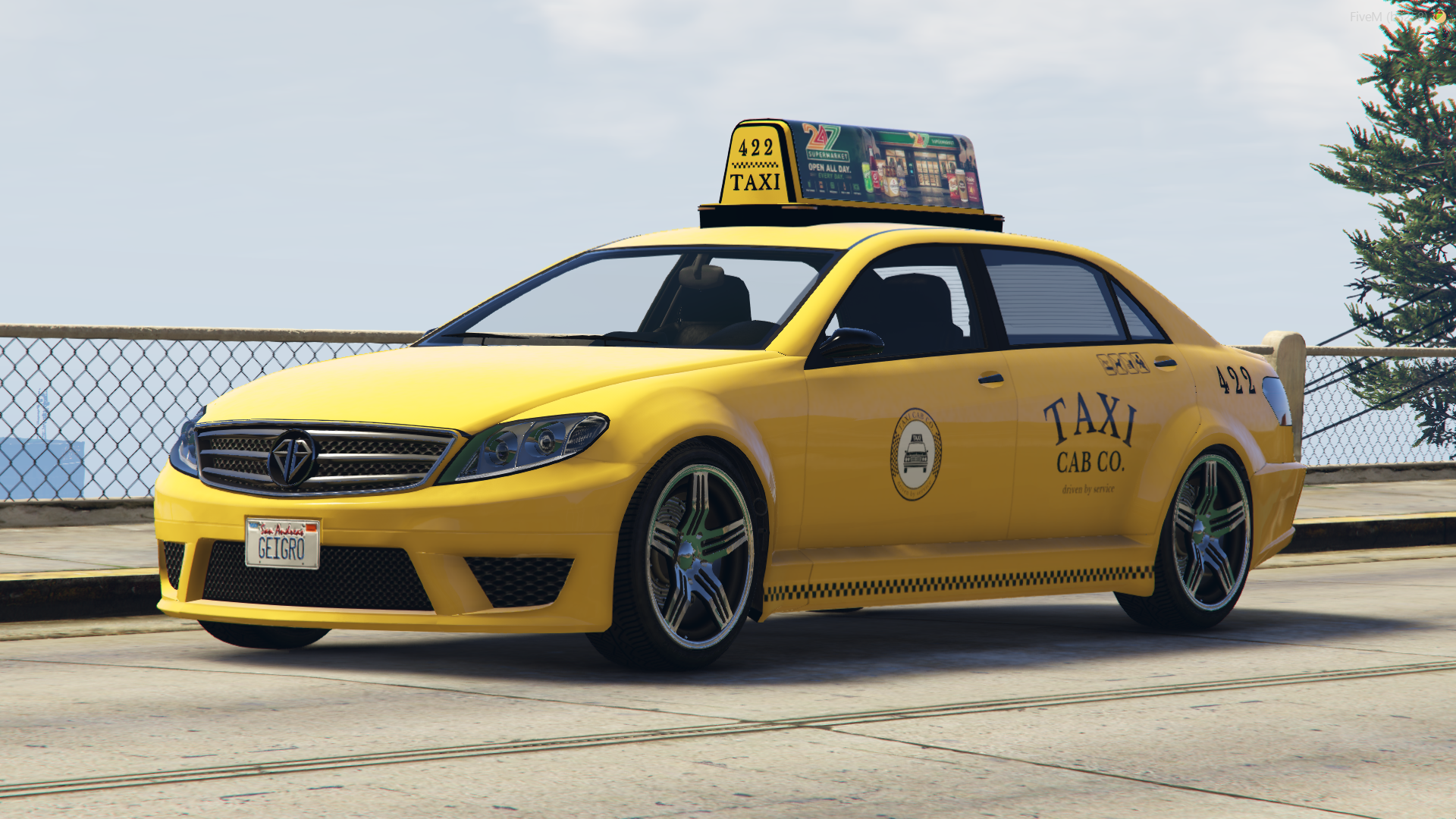 Ansicht 1 - GEIGRO Taxi für FiveM: Benefactor Schafter