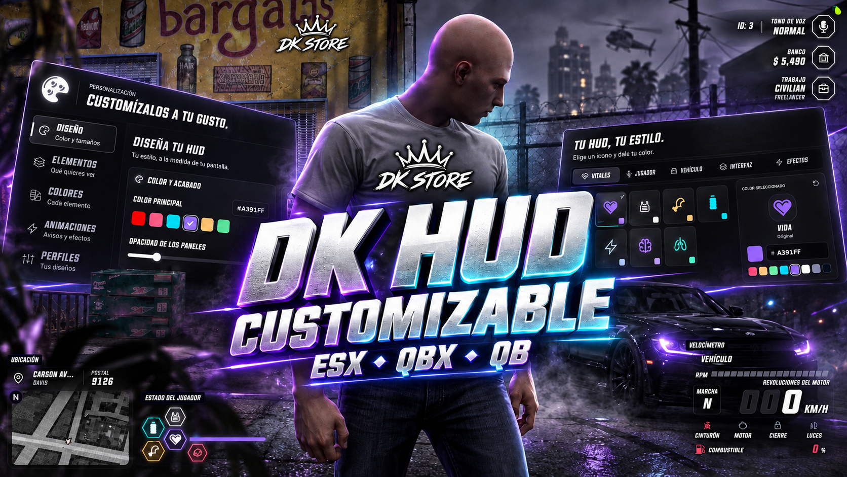 DK HUD CUSTOMIZABLE