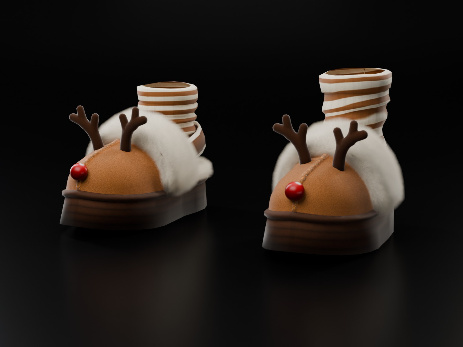 Reindeer Slippers