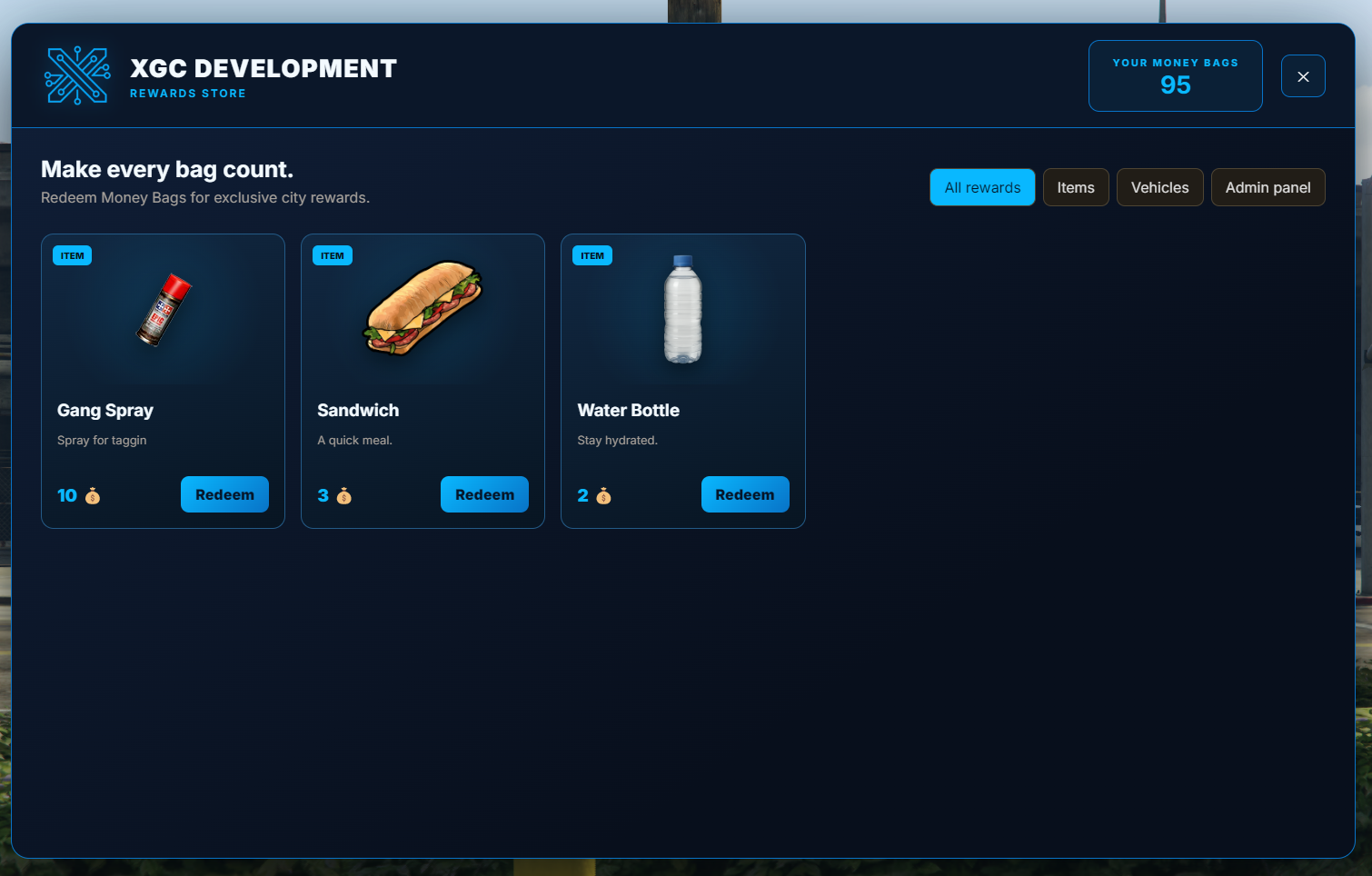 XGC_Rewards Screenshot 3