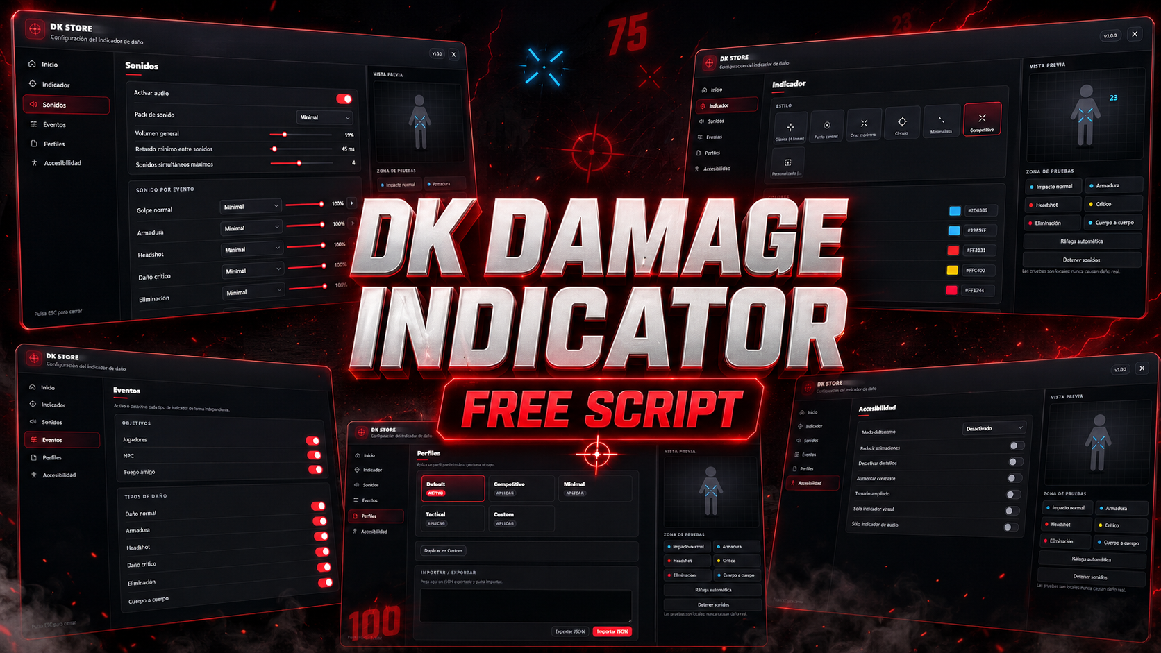 DK DAMAGE INDICATOR FREE SCRIPT