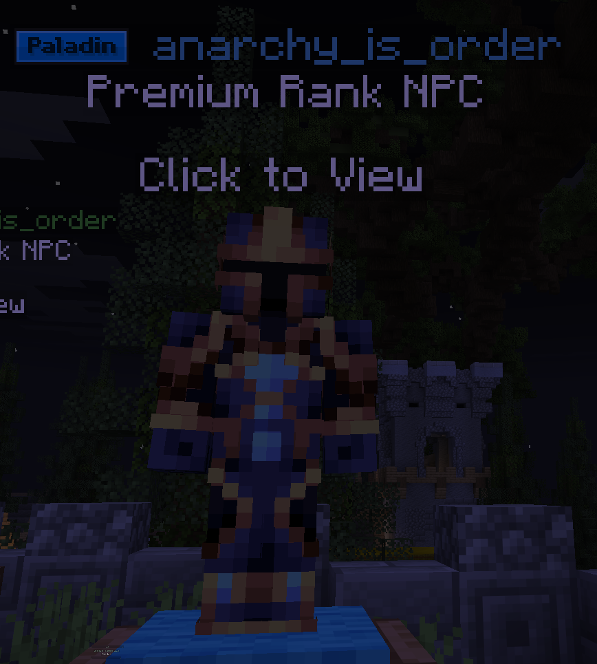 Paladin Rank [RPG+Survival]