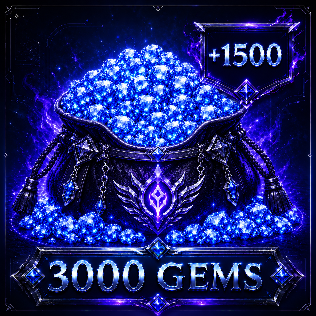 3000 Gems +50% bonus gems
