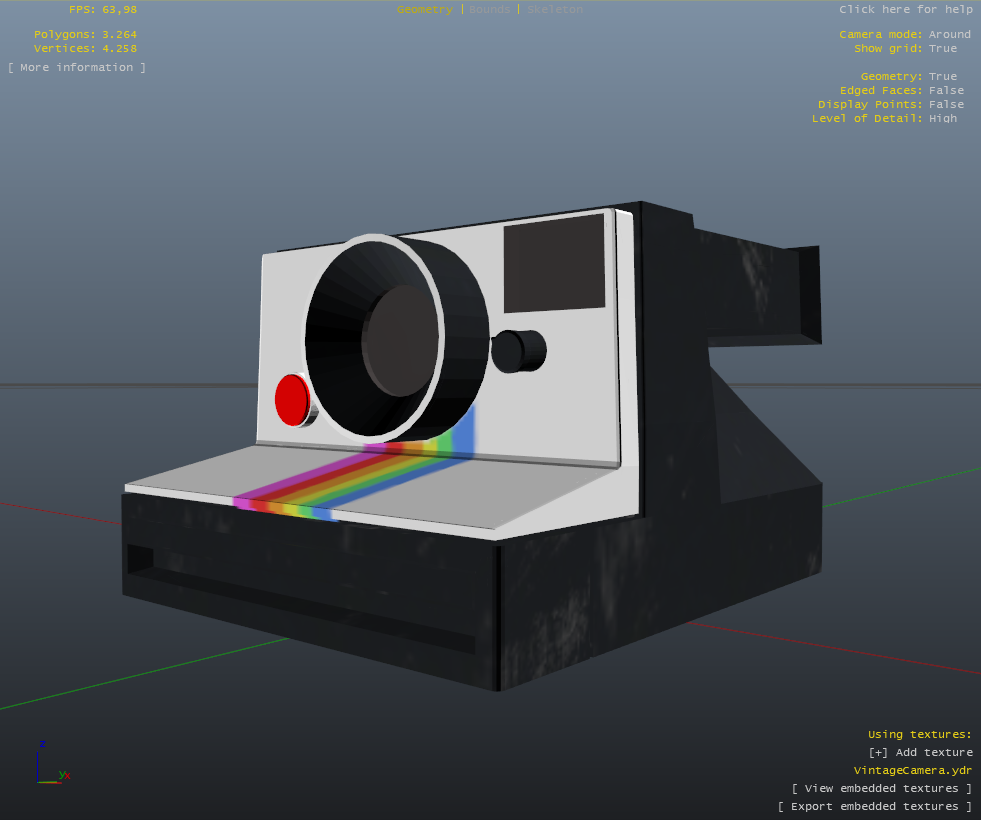 Vintage  Camera Prop | FiveM Ready | Includes YTYP