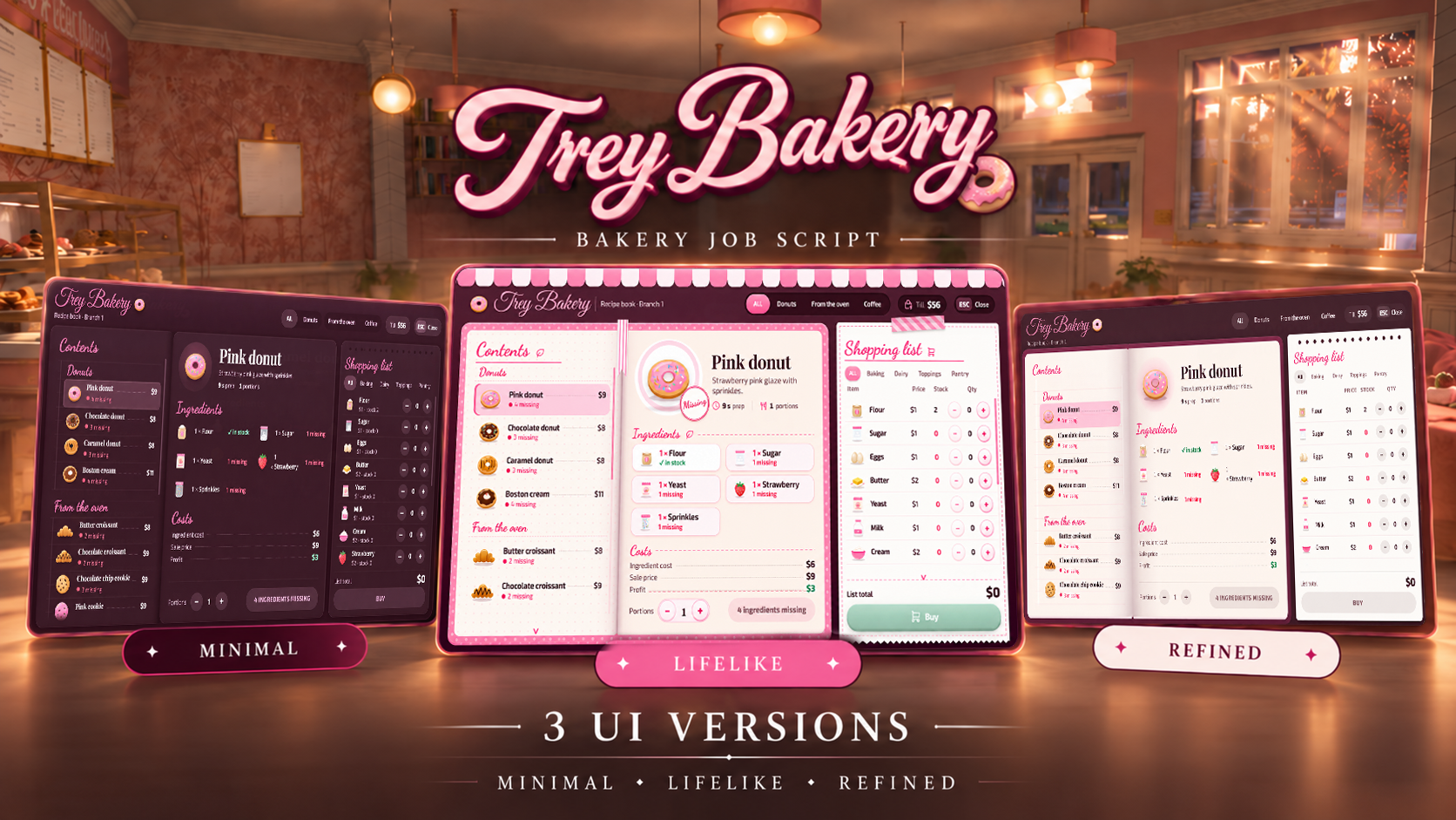 Hane Trey Bakery Script