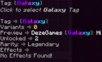 Galaxy Tag