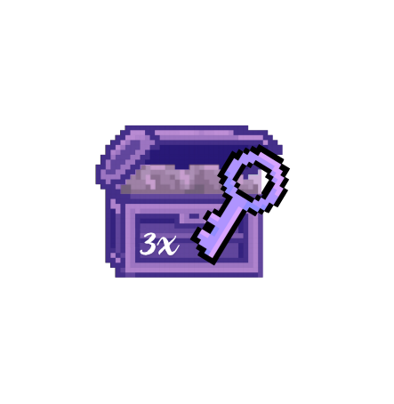 3x Amethyst Crate Keys