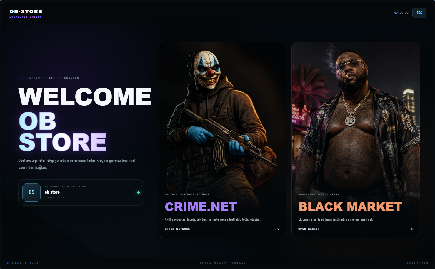 OB-Crime | Advanced Crime Missions & Black Market
