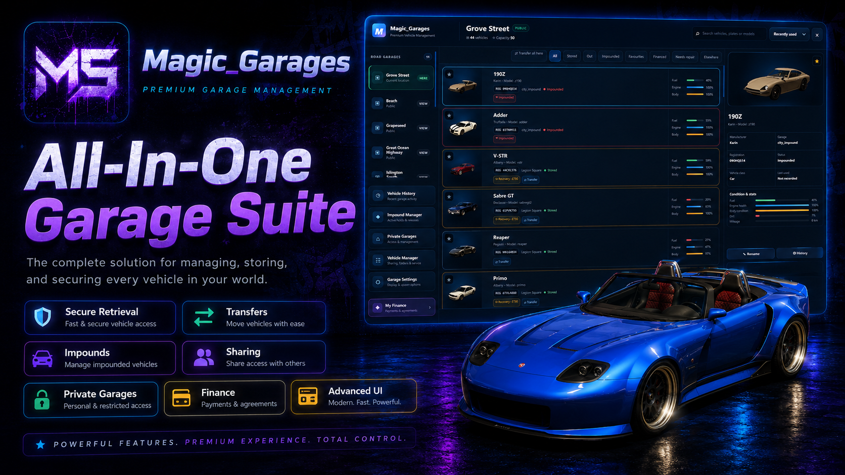 Magic Garages – Open Source
