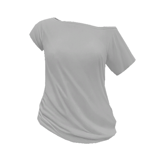 Off-The-Shoulder T-Shirt (F)