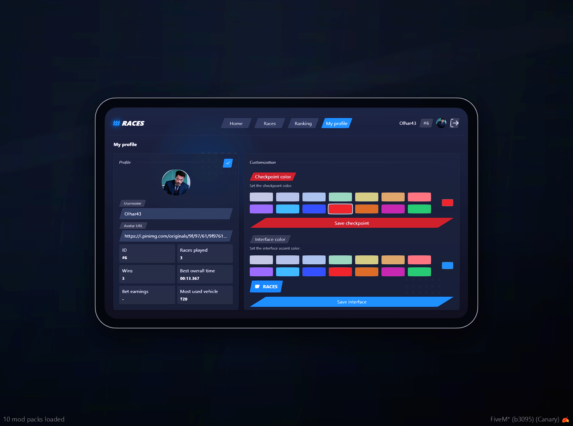 Races Creator