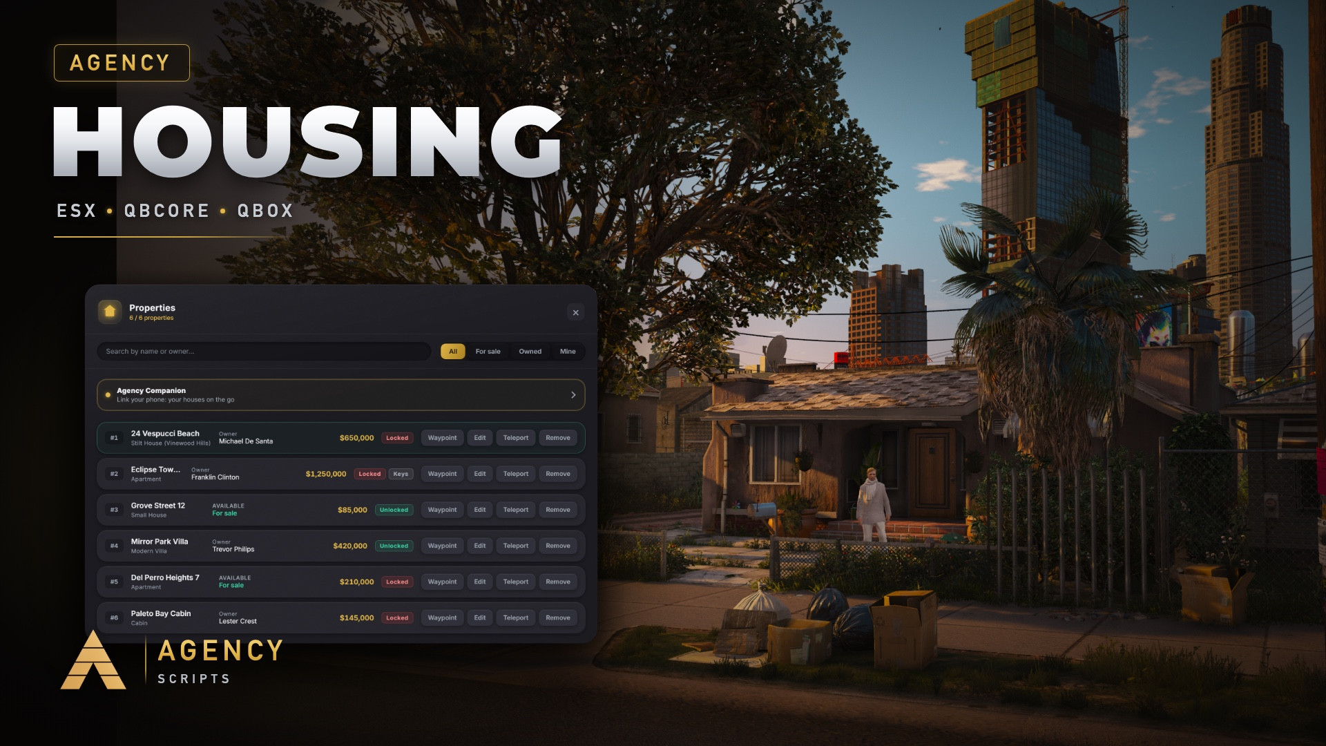 Agency-Housing