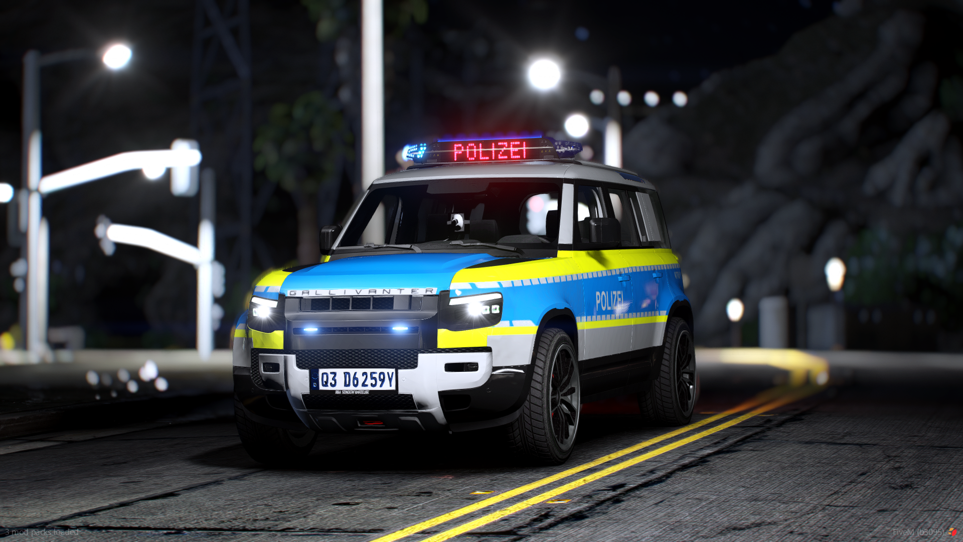 Gallivanter Streifenwagen LB4K