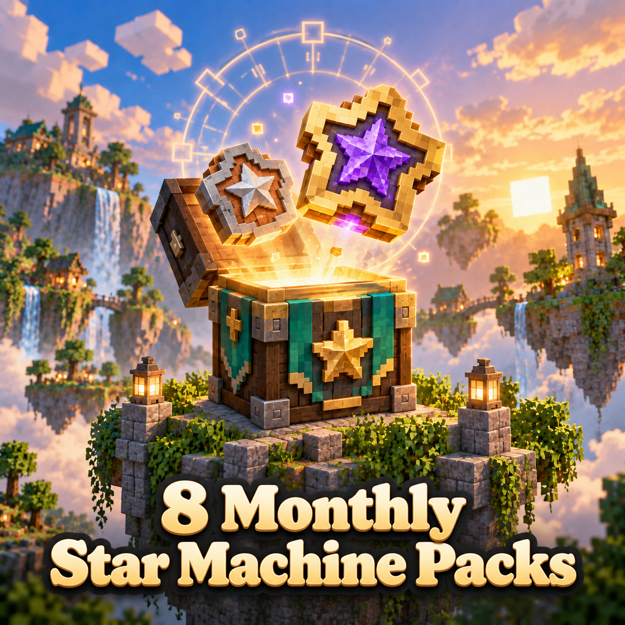 8 Monthly Star Machine Packs