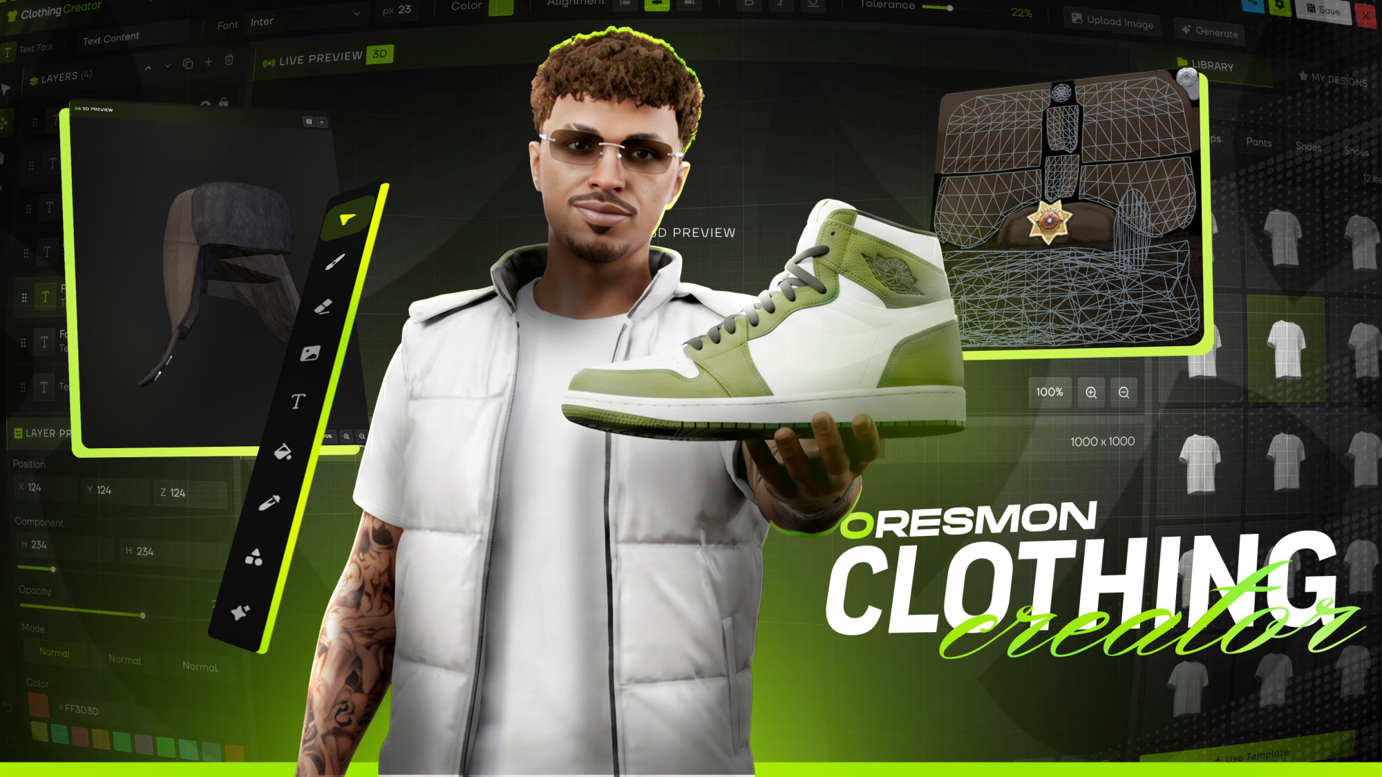 FiveM In-Game Clothing Creator - Design & Custom Outfits Open Source  | 0r