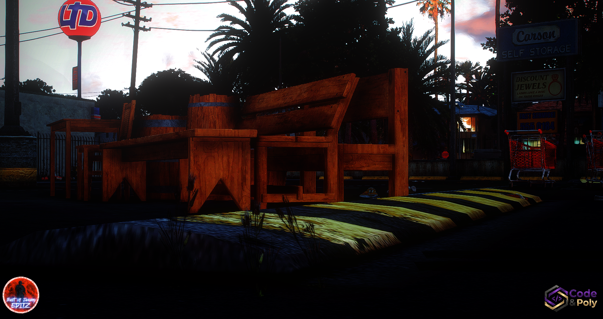 Code & Poly Biergarten props DLC