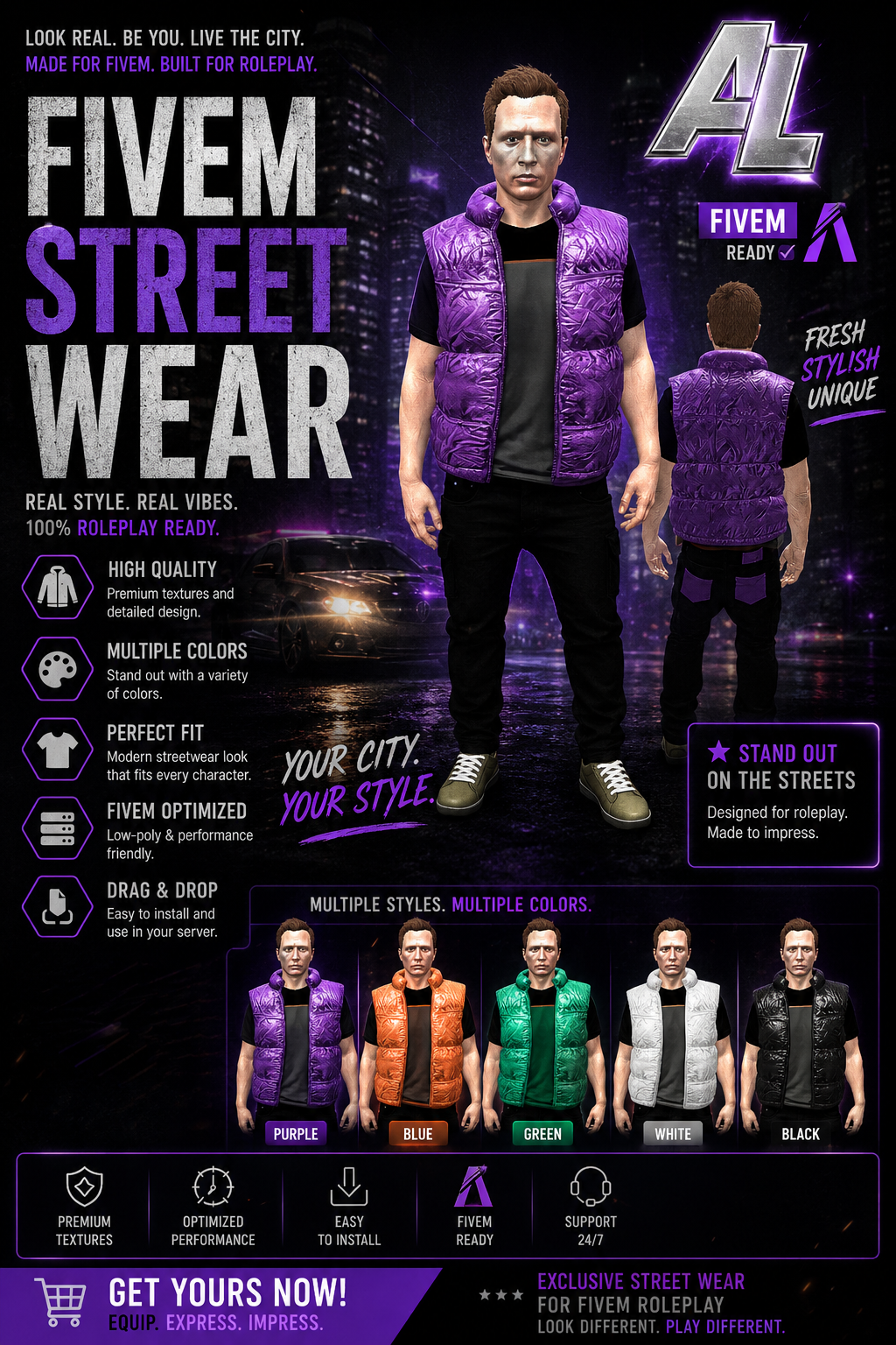 Mens Street Wear Clothing