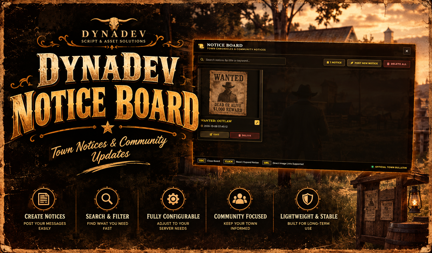 DynaDev Notice Board