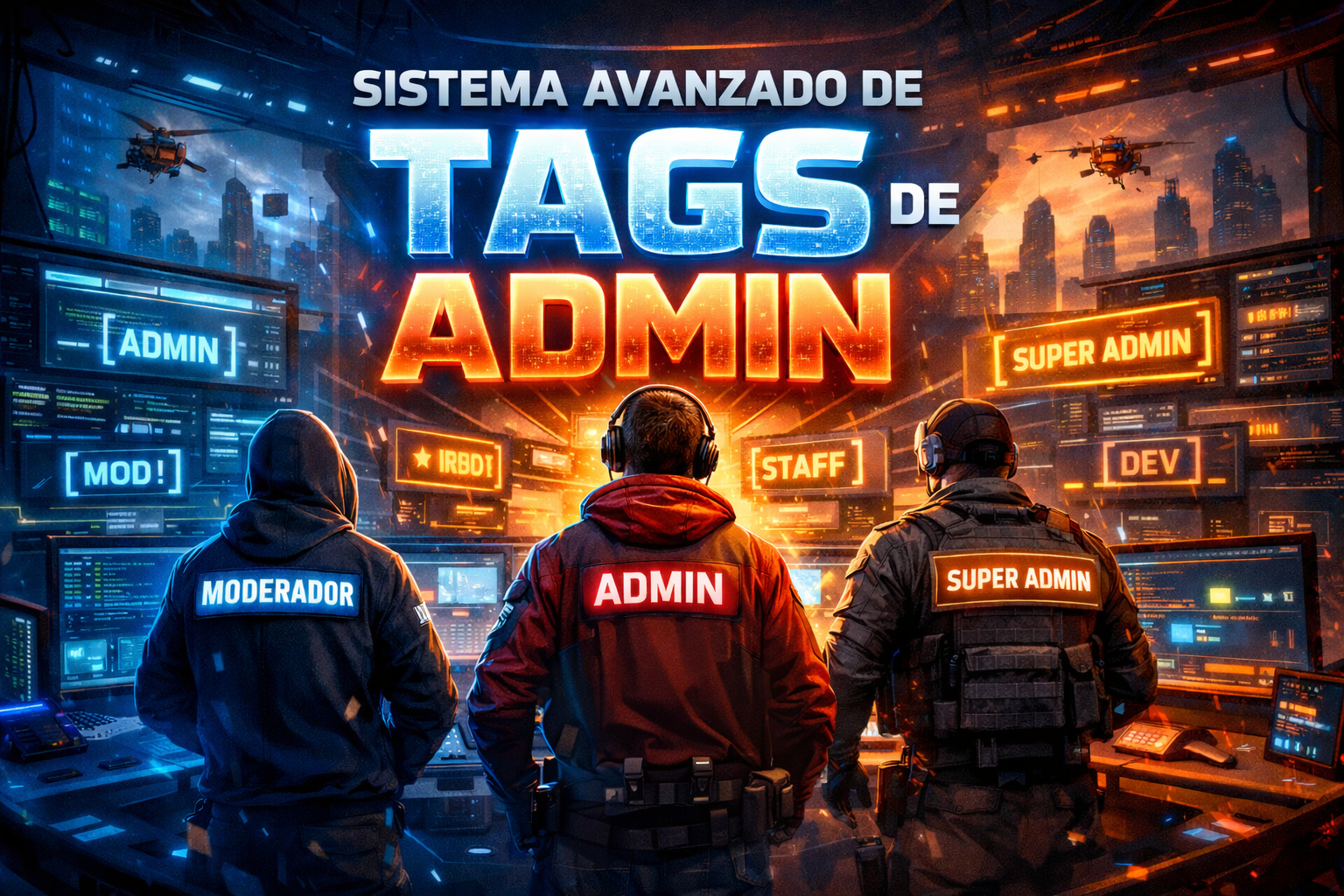[ESX / QBCore] Advanced Admin Tags System