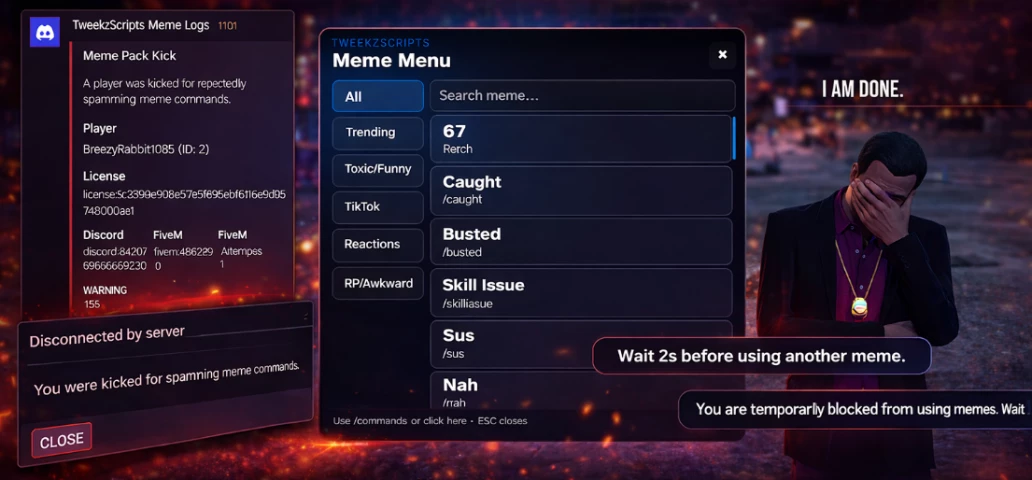 Meme Menu (Standalone)