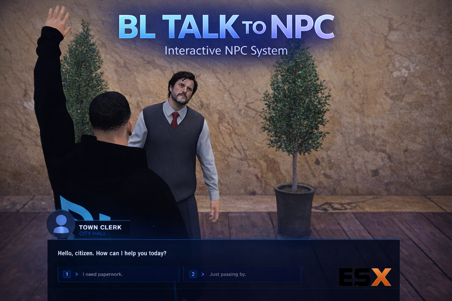 BL TALK TO NPC [ESX]