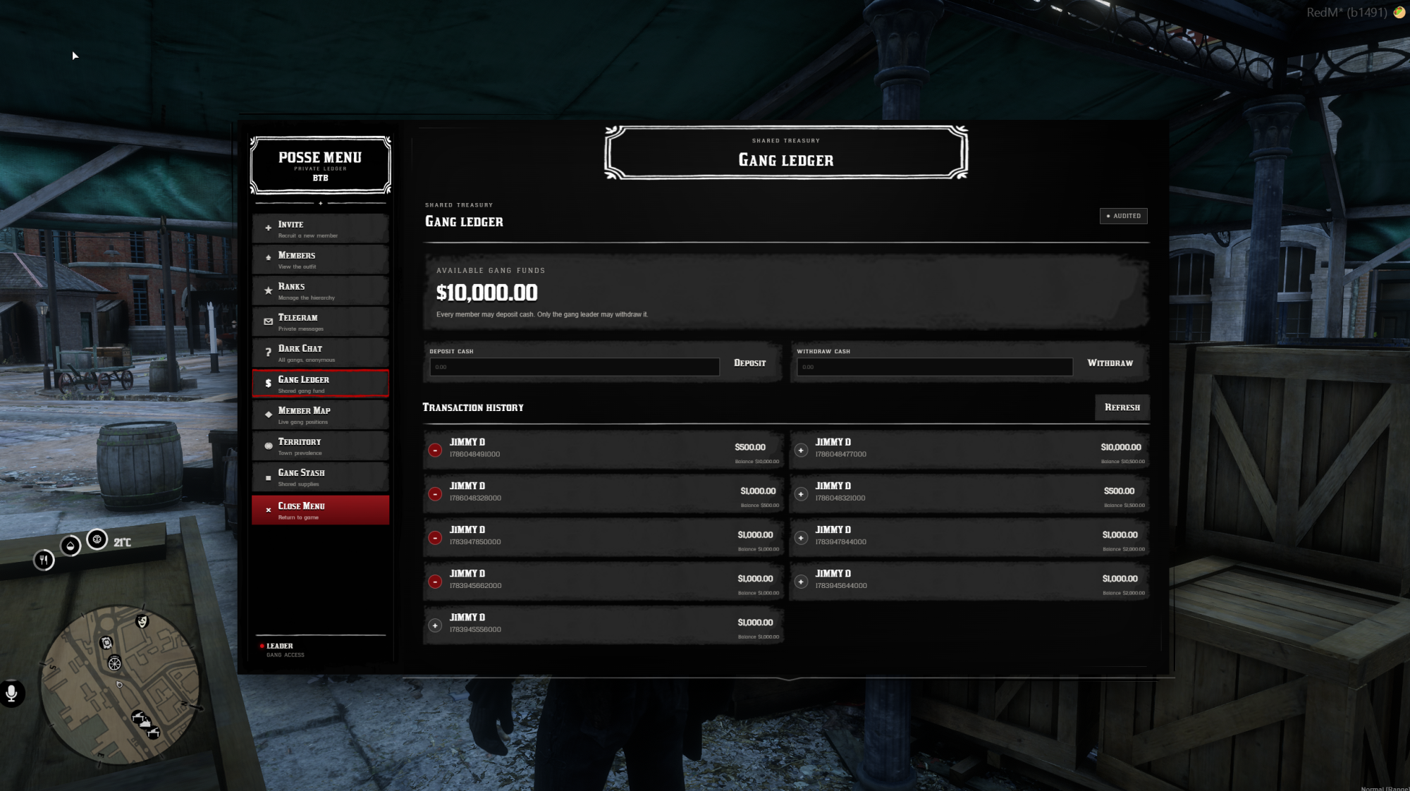 [OPEN]VORP Gang / Possee Menu